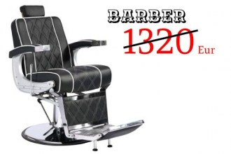 Barber Hairdresser customer chair, 31827-L (color:black)